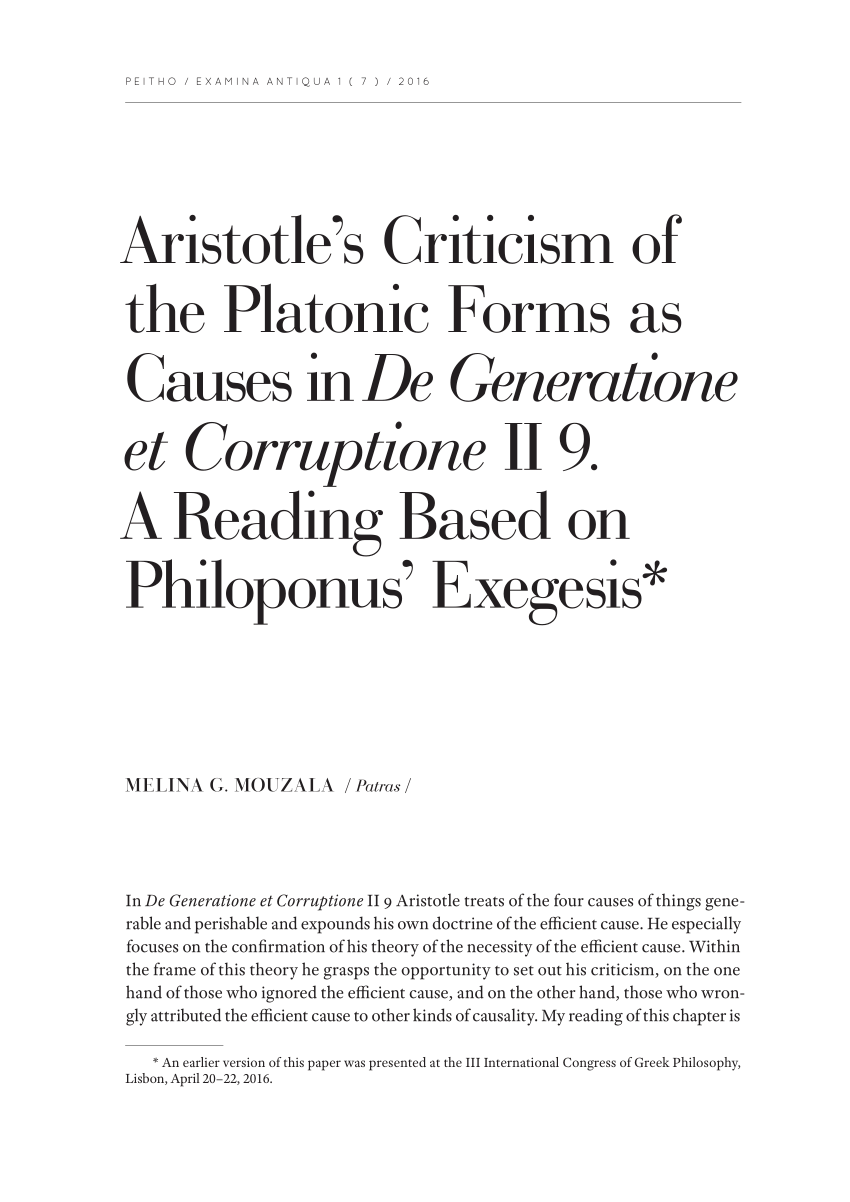 aristotle research paper