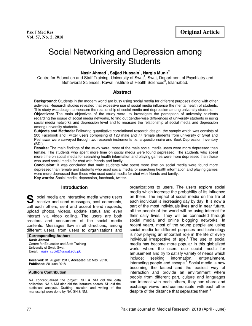 social networking research topics