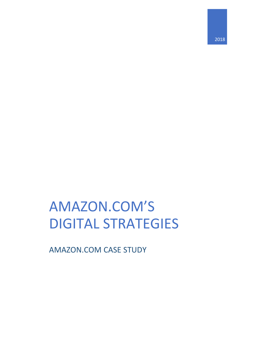 amazon.com 2021 case study summary