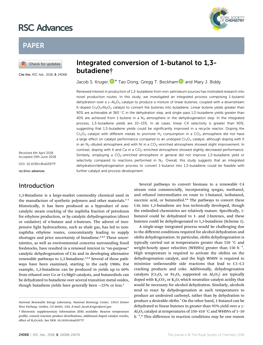 Formation of 1-Butanol from CO2 without *CO Dimerization on a