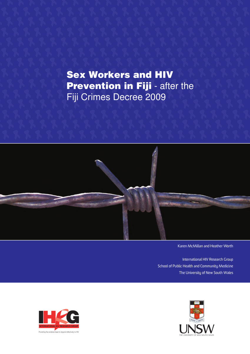 Pdf Sex Workers And Hiv Prevention In Fiji After The Fiji Crimes Decree 8435