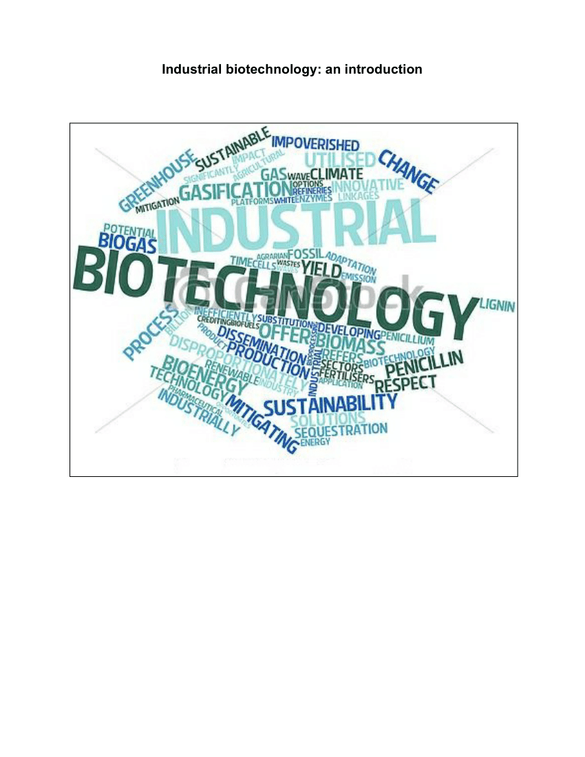 industrial biotechnology pdf