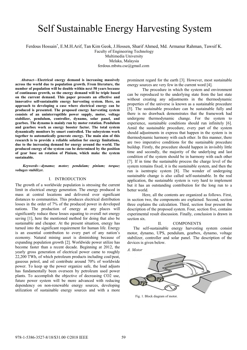 research paper on harvesting energy