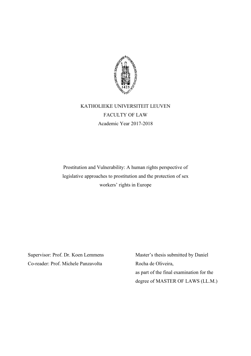 Pdf Human Rights Perspective Of Legislative Approaches To 8676