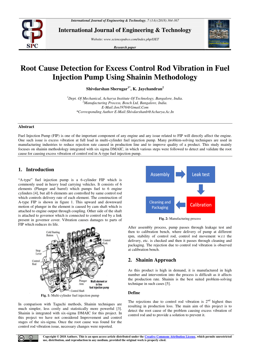 Pdf Root Cause Detection For Excess Control Rod Vibration In Fuel