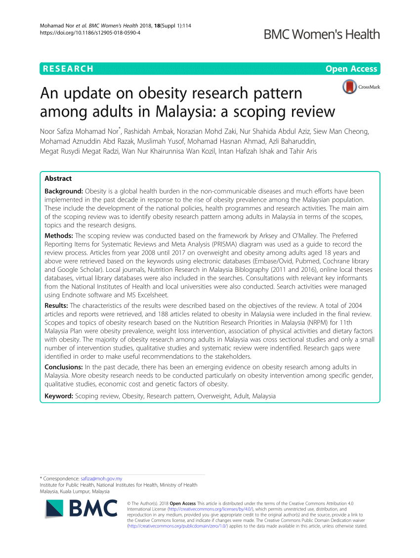 essay obesity in malaysia