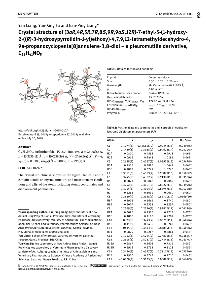 Chemical Formula Of Selected Pleuromutilin Derivatives Typically The Download Scientific Diagram