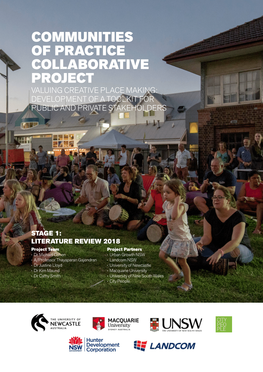 Pdf Valuing Creative Placemaking Development Of A Toolkit For
