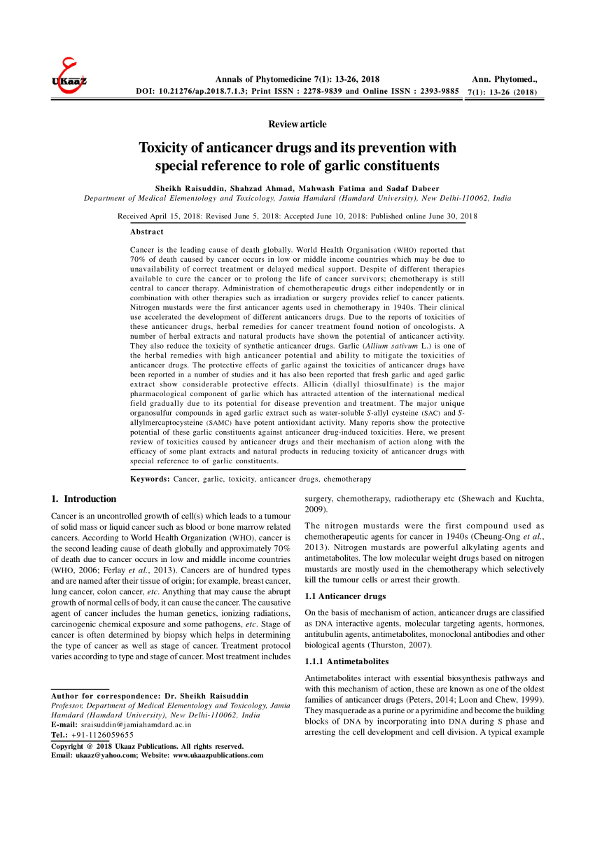 thesis anticancer drugs