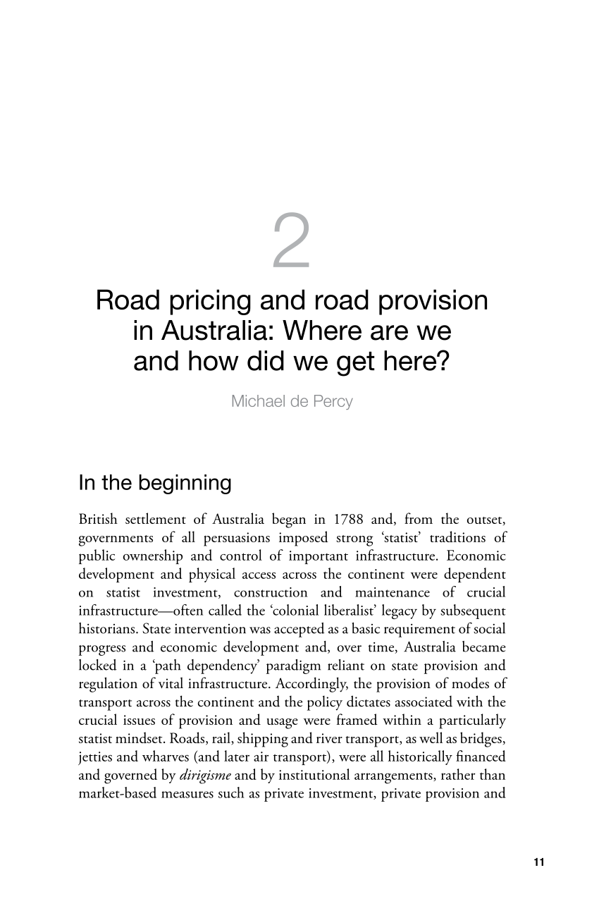 research paper road pricing