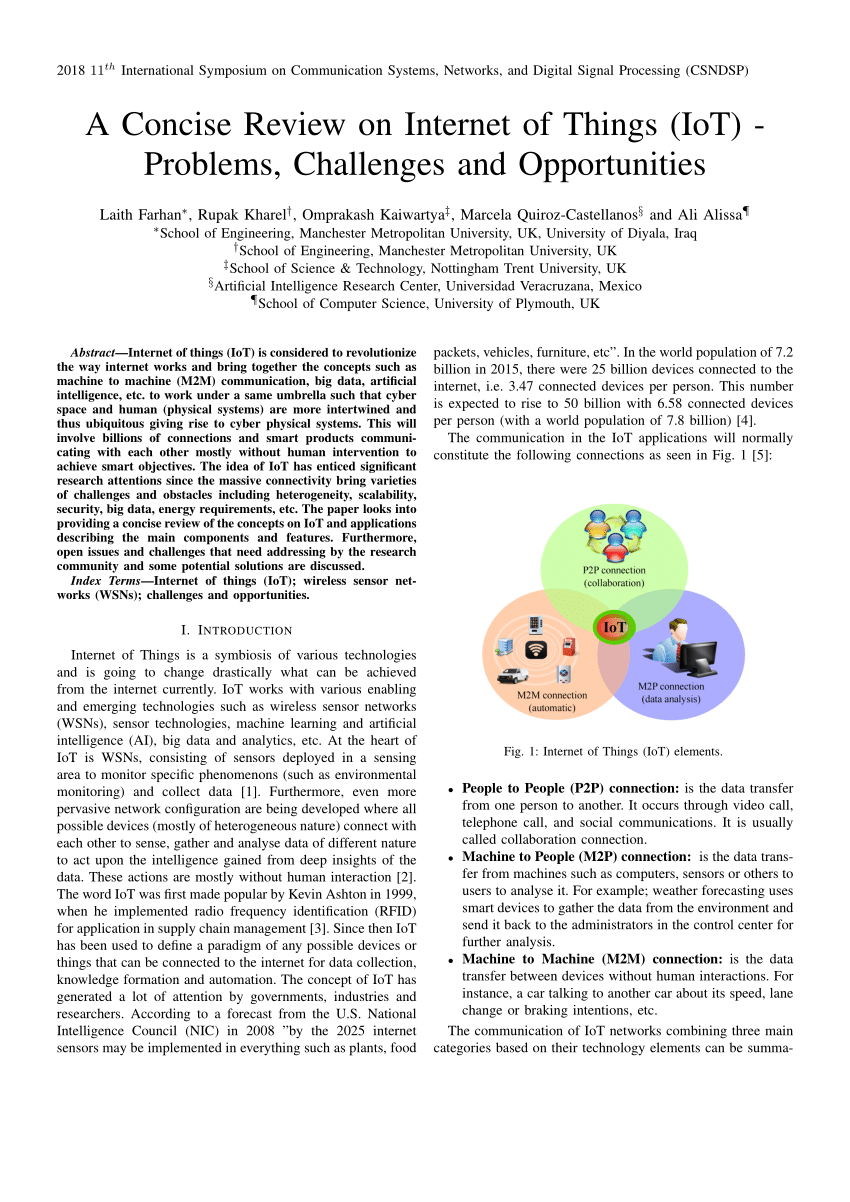 research paper on the internet of things