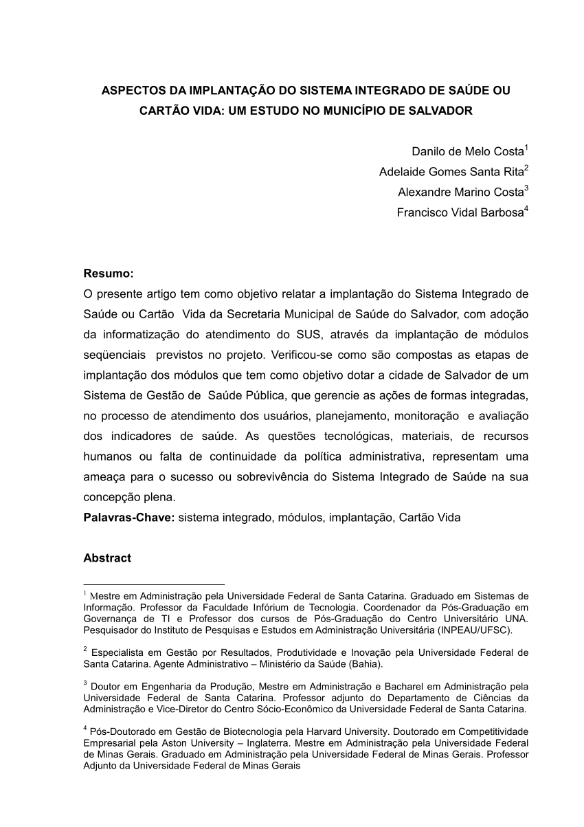 STA – Departamento de Administração – Faculdade de Administração e