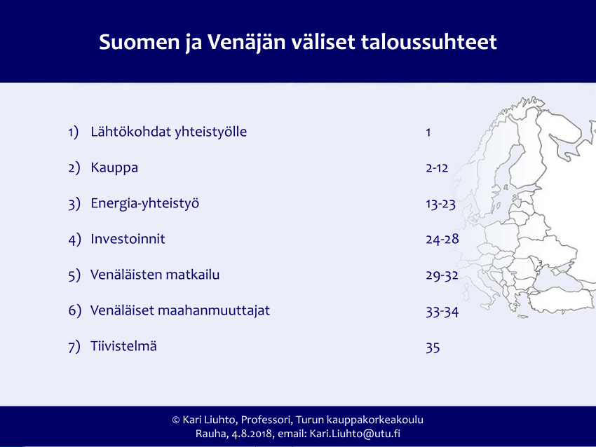 PDF) Suomen ja Venäjän taloussuhteet
