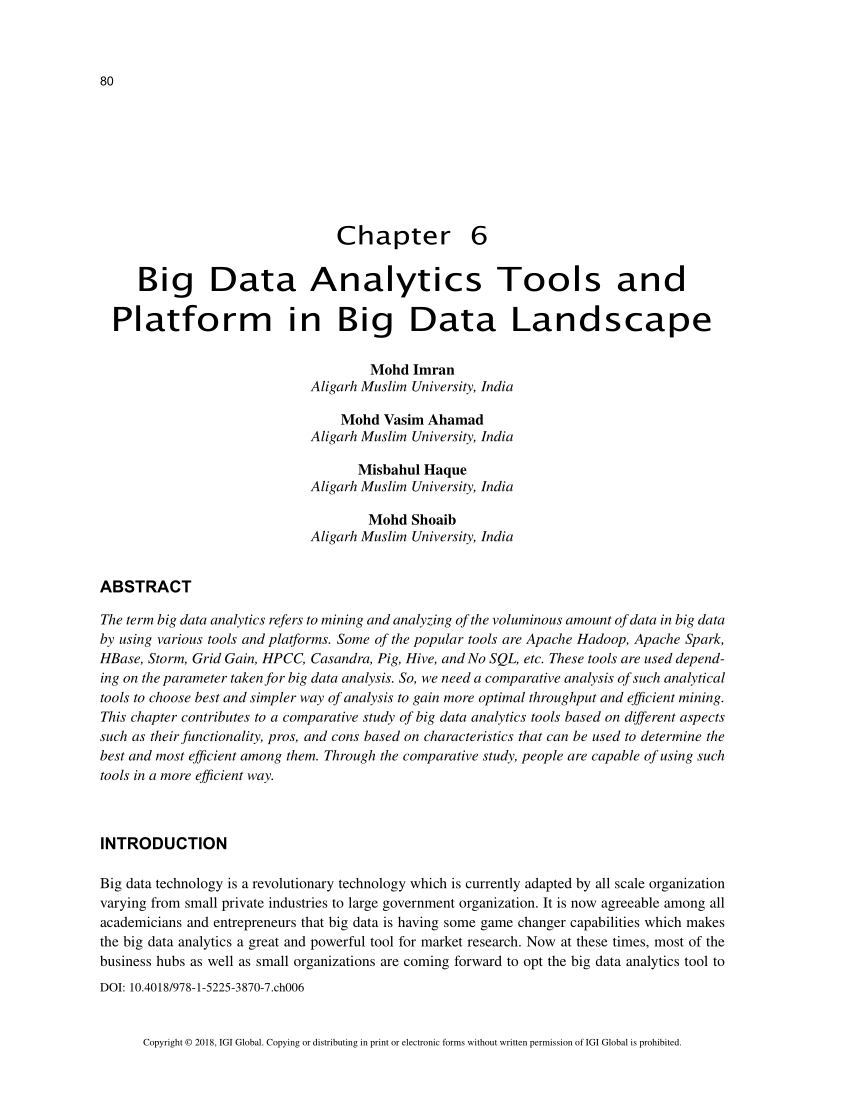 Pdf Big Data Ytics Tools And, Big Data Landscape 2017