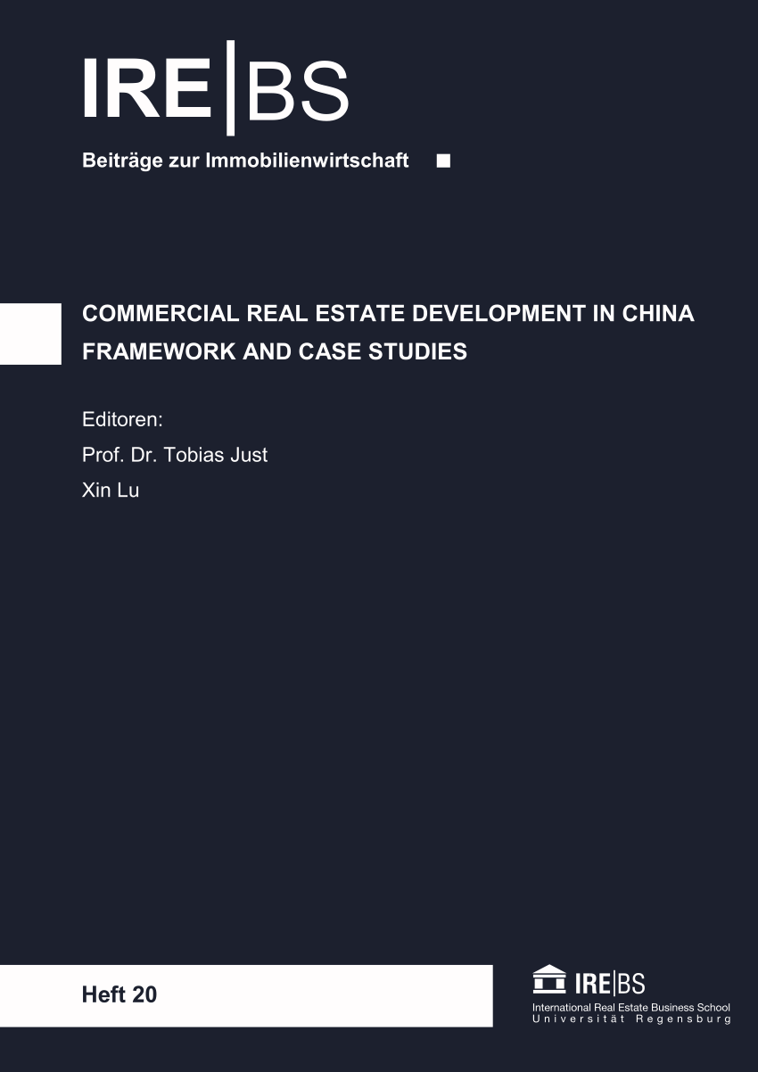 Pdf Commercial Real Estate Development In China Framework And