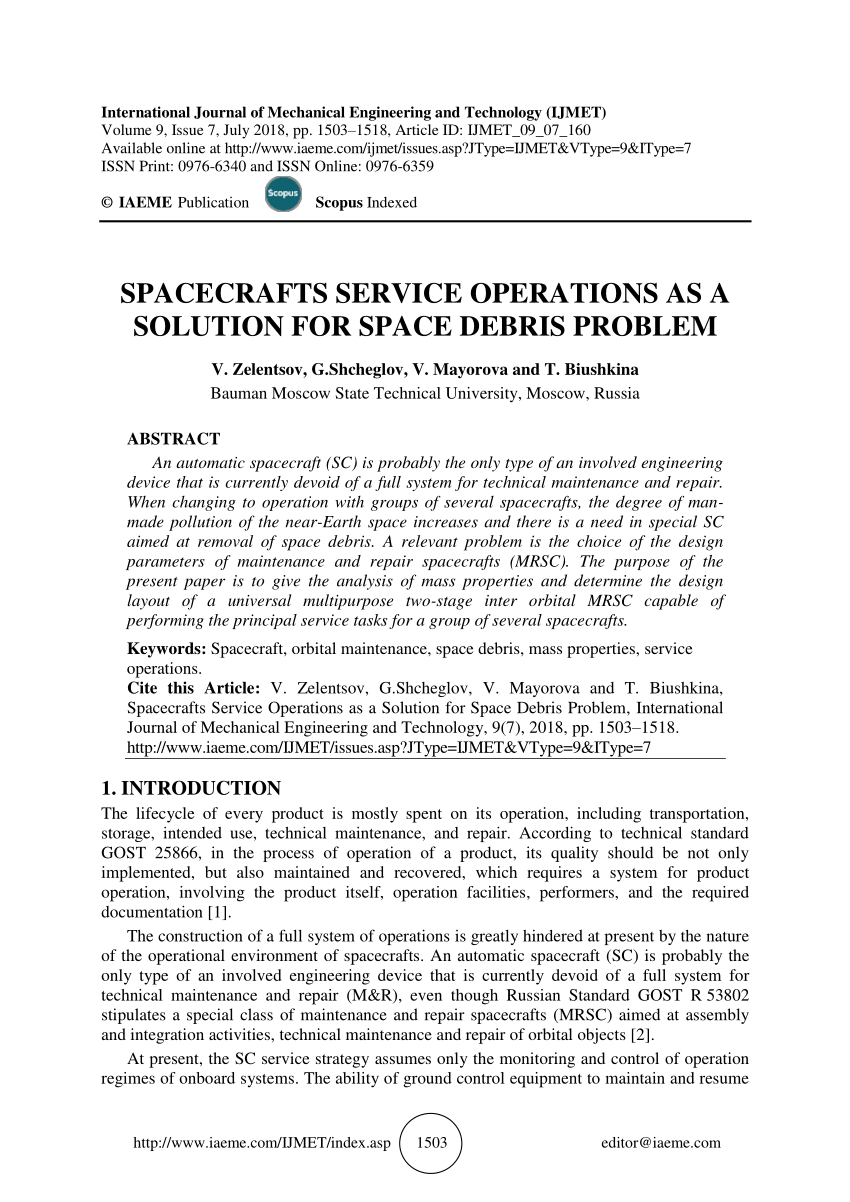 interstellar operations pdf