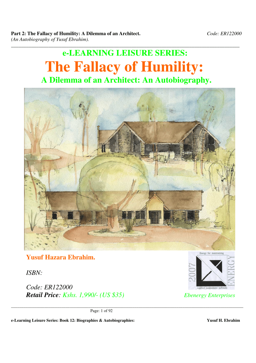 Pdf The Fallacy Of Humility A Dilemma Of An Architect An Autobiography - oofing in the 90's roblox id