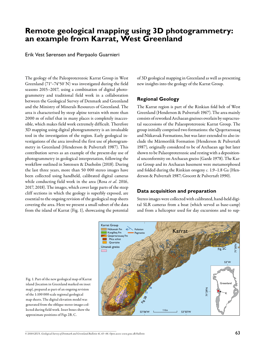 Analytical Procedures For 3d Mapping At The Photogeological - 