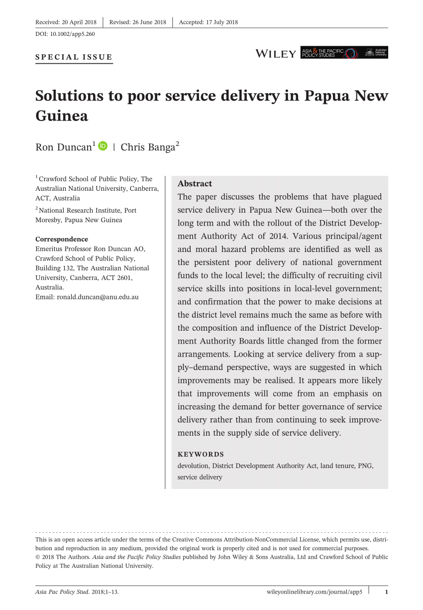 research proposal on poor service delivery