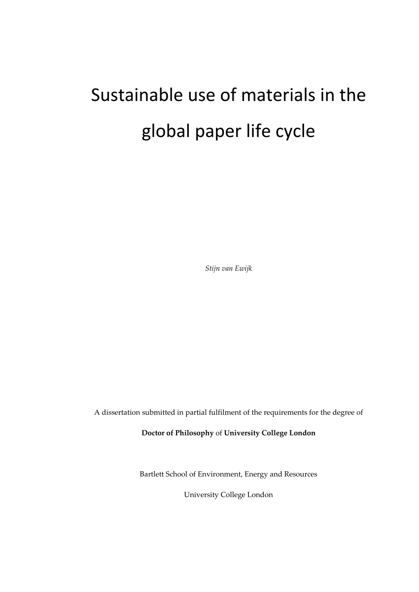 proper disposal of garbage thesis statement