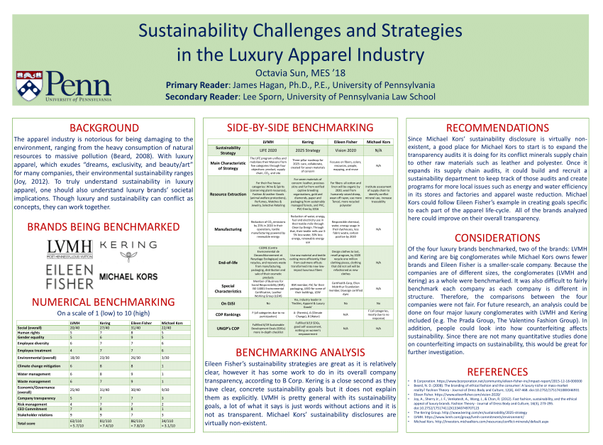 hård fattigdom Lege med PDF) Sustainability Challenges and Strategies in the Luxury Apparel Industry