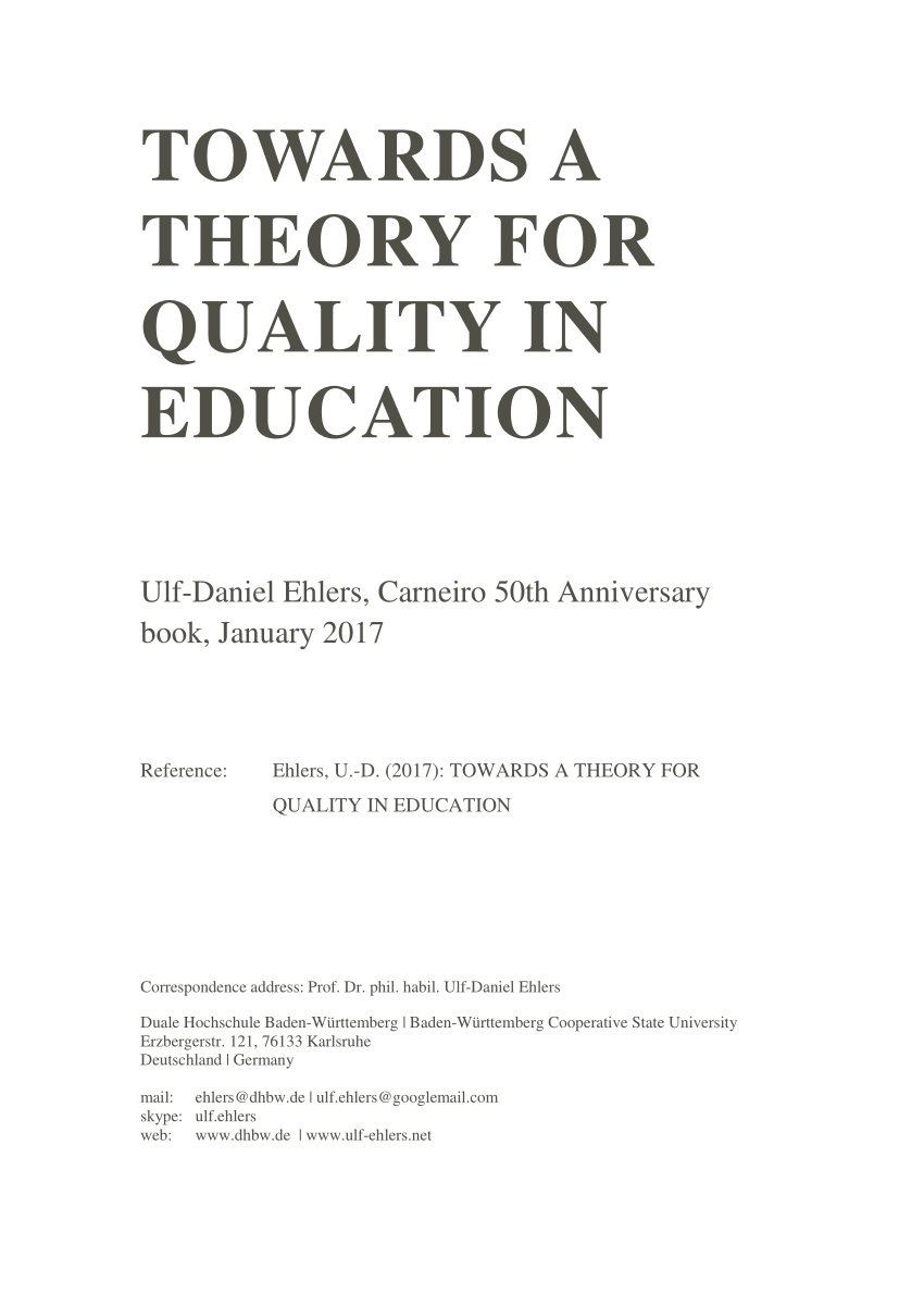 research paper on service quality in education