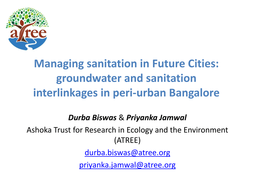 PDF Managing Sanitation In Future Cities Groundwater And Sanitation Interlinkages In Peri