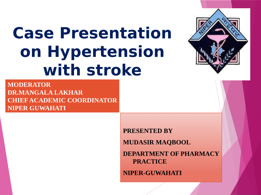 hypertension case presentation slideshare