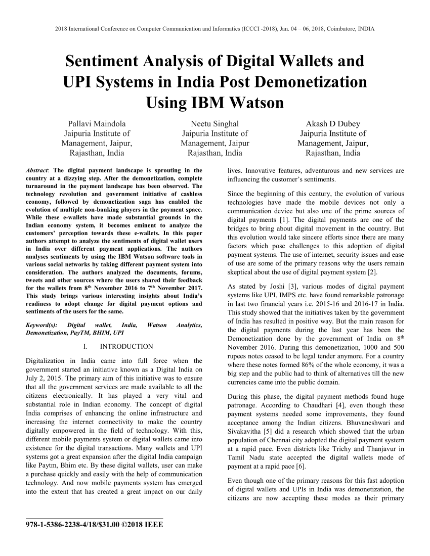 research paper on digital wallets in india