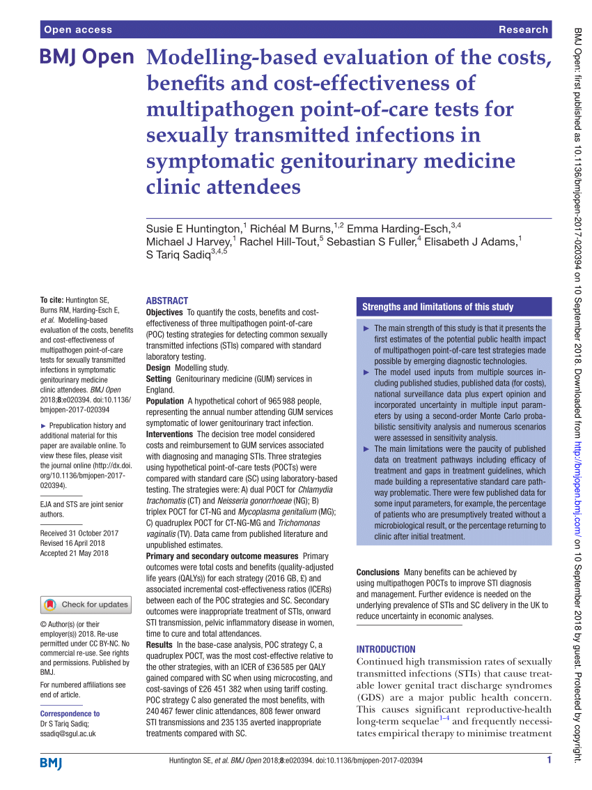 Pdf Modelling Based Evaluation Of The Costs Benefits And Cost Effectiveness Of Multipathogen 7185