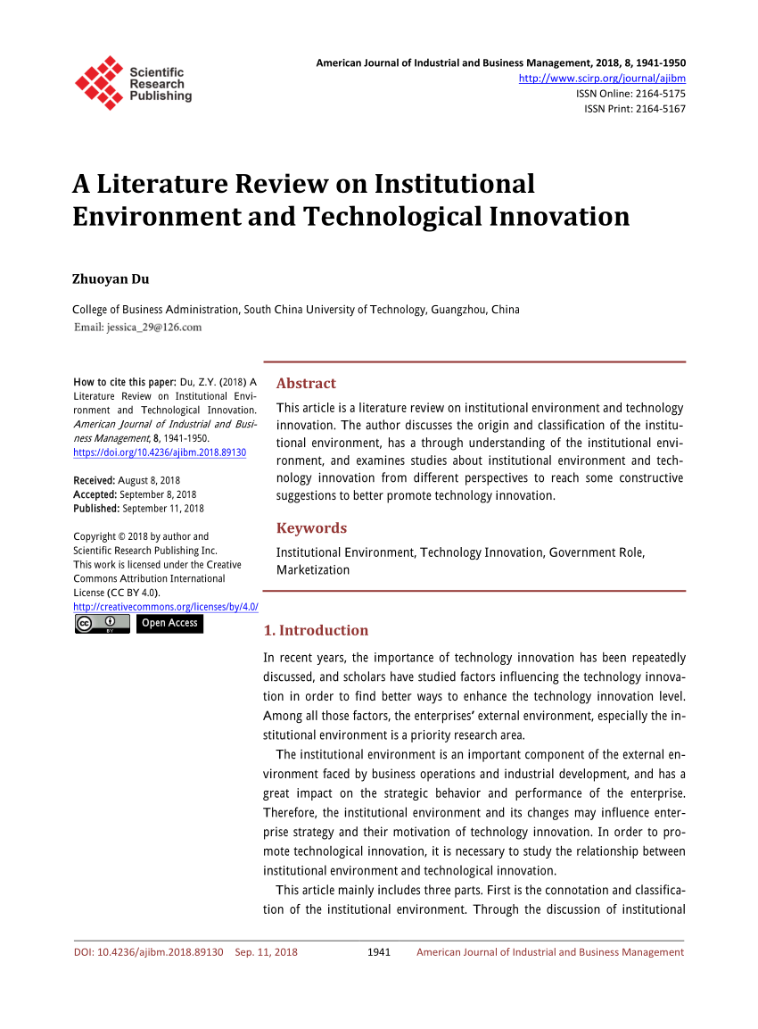 literature review emerging technologies