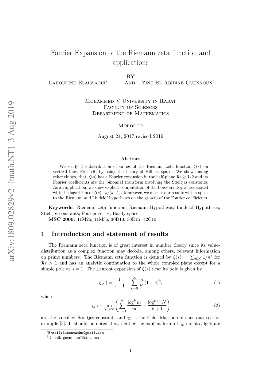 proof explanation - Value of the Riemann Zeta Function for