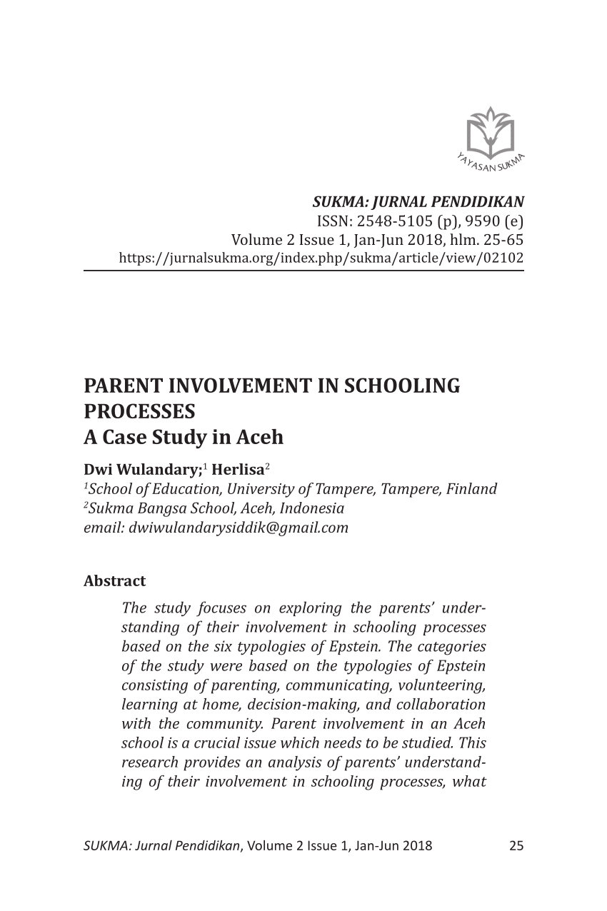 thesis about parental involvement in the philippines