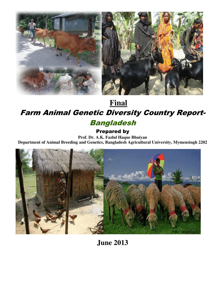 PDF) Farm Animal Genetic Resources in Bangladesh: Diversity, Conservation  and Management. In: Farm Animal Genetic Resources in SAARC Countries:  Diversity, Conservation and Management. 2014. SAARC Agriculture Centre  (SAC), Dhaka 1215, Bangladesh, pp 1-74.