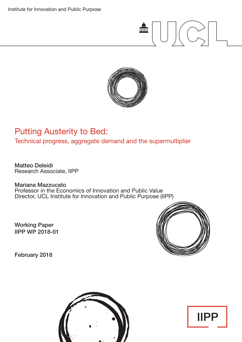 PDF) Putting Austerity to Bed: Technical Progress, Aggregate ...