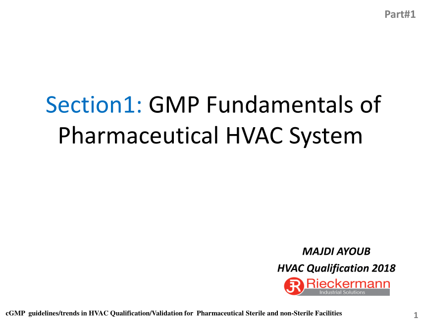 hvac system in pharmaceutical industry