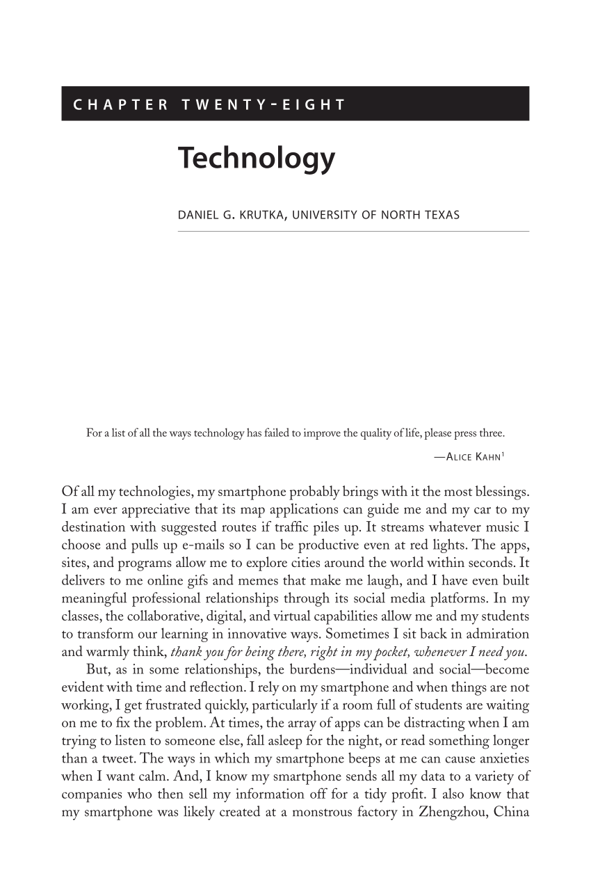 research article on technology
