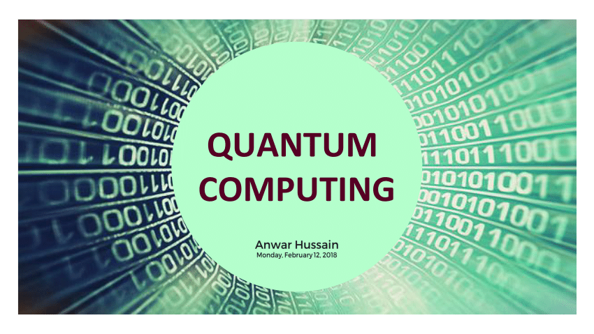 quantum computing presentation pdf free download