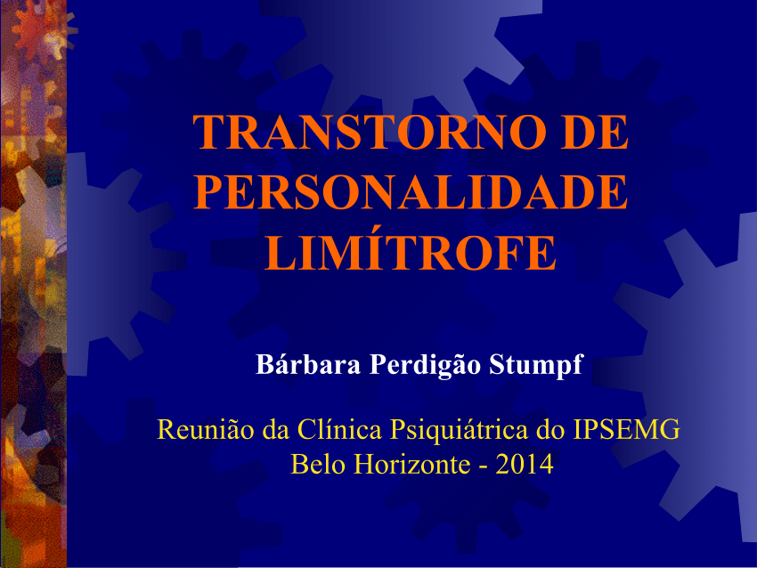 Ebook Transtorno de Personalidade Borderline, PDF, Transtorno de  personalidade limítrofe