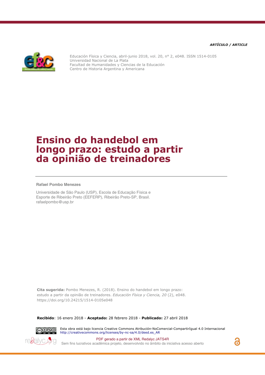 Jogos Lúdicos de Handebol, PDF, Esportes