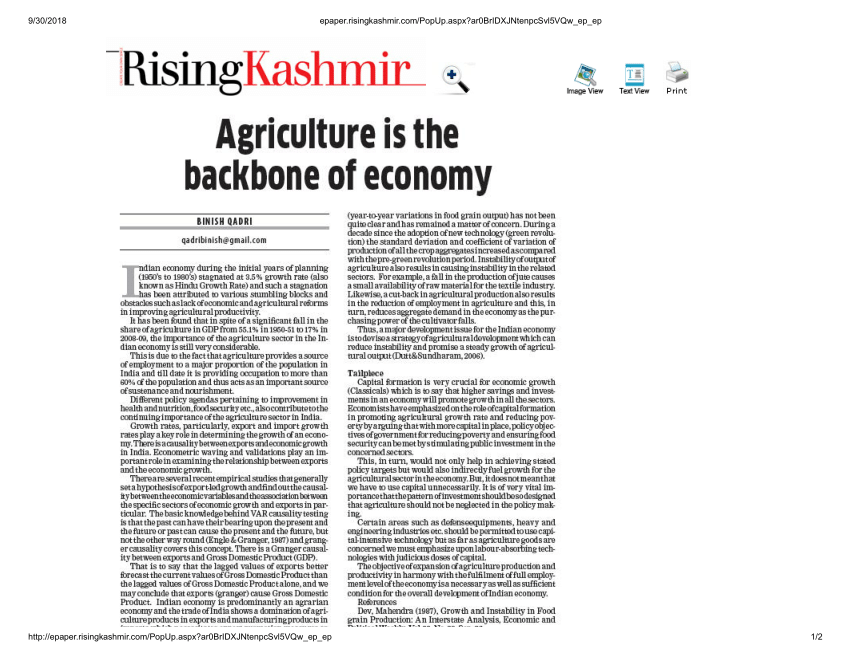 essay writing on agriculture is the backbone of indian economy
