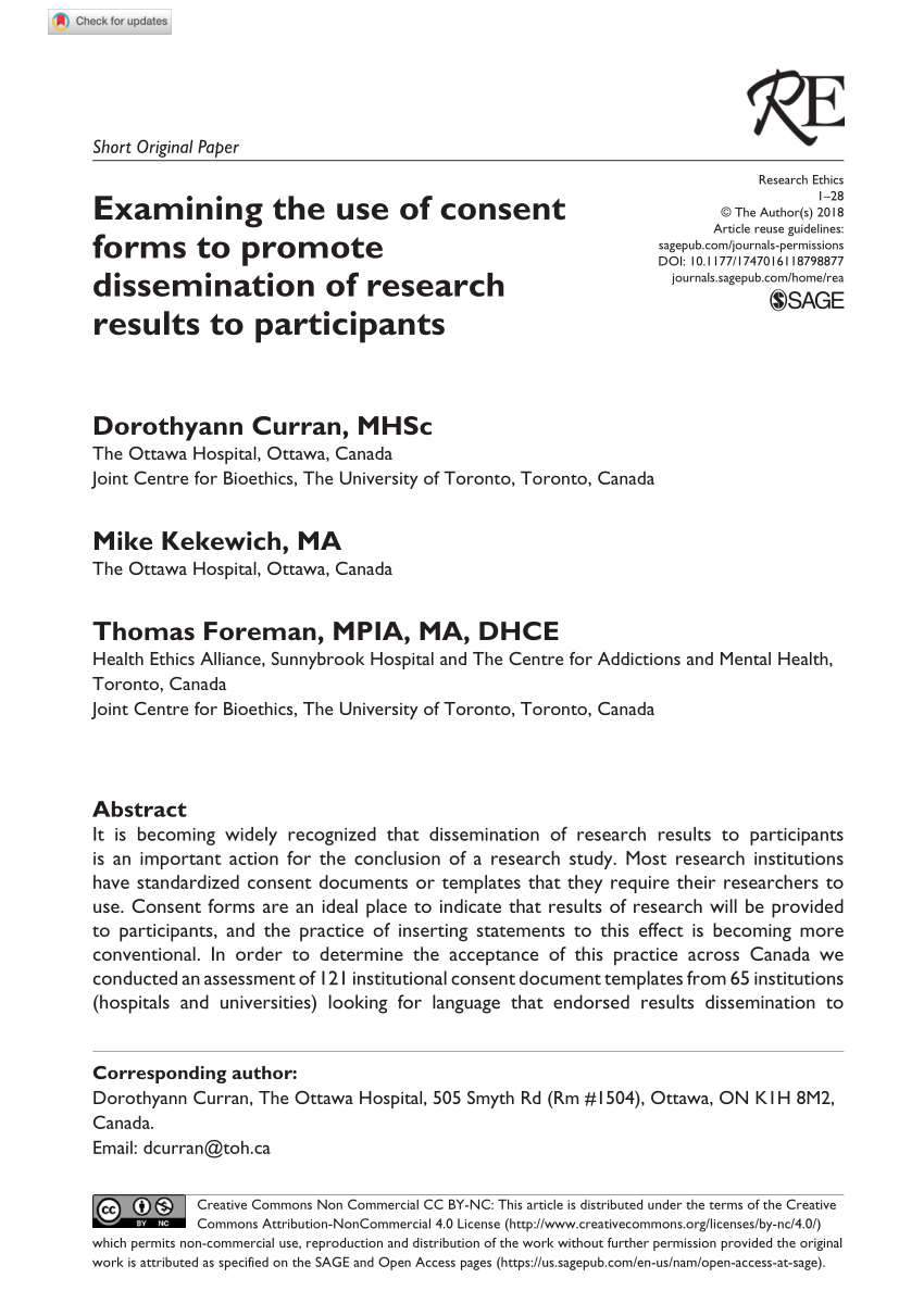 dissemination of research results pdf
