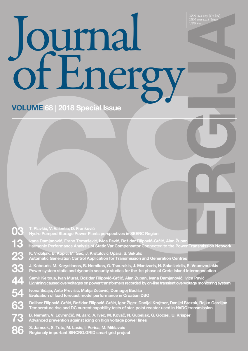 (PDF) Journal of Energy special issue Papers from second regional