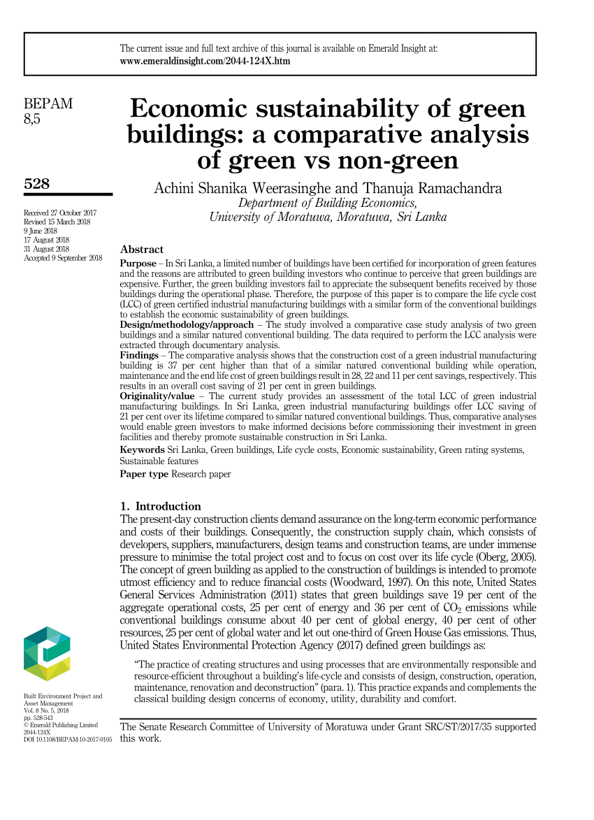 research paper on green building pdf