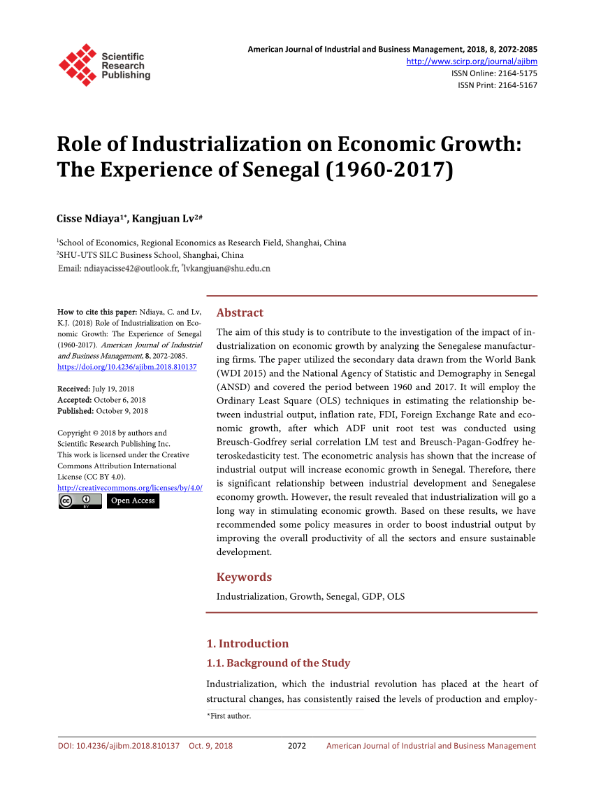 importance of industrialization in economic development