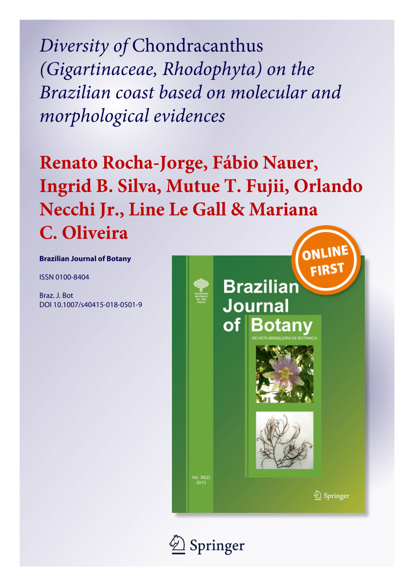 (PDF) Diversity of Chondracanthus (Gigartinaceae, Rhodophyta) on the ...