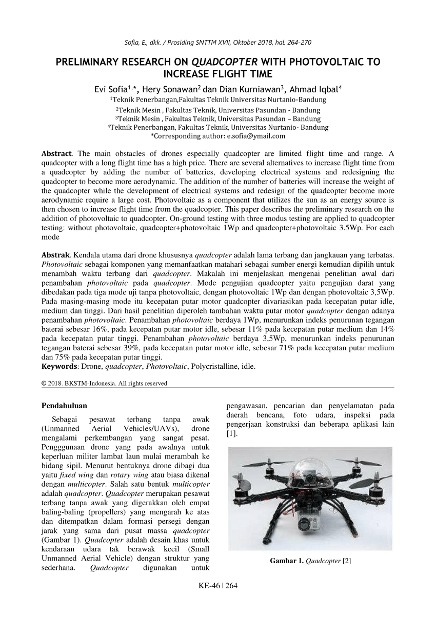 thesis for quadcopter