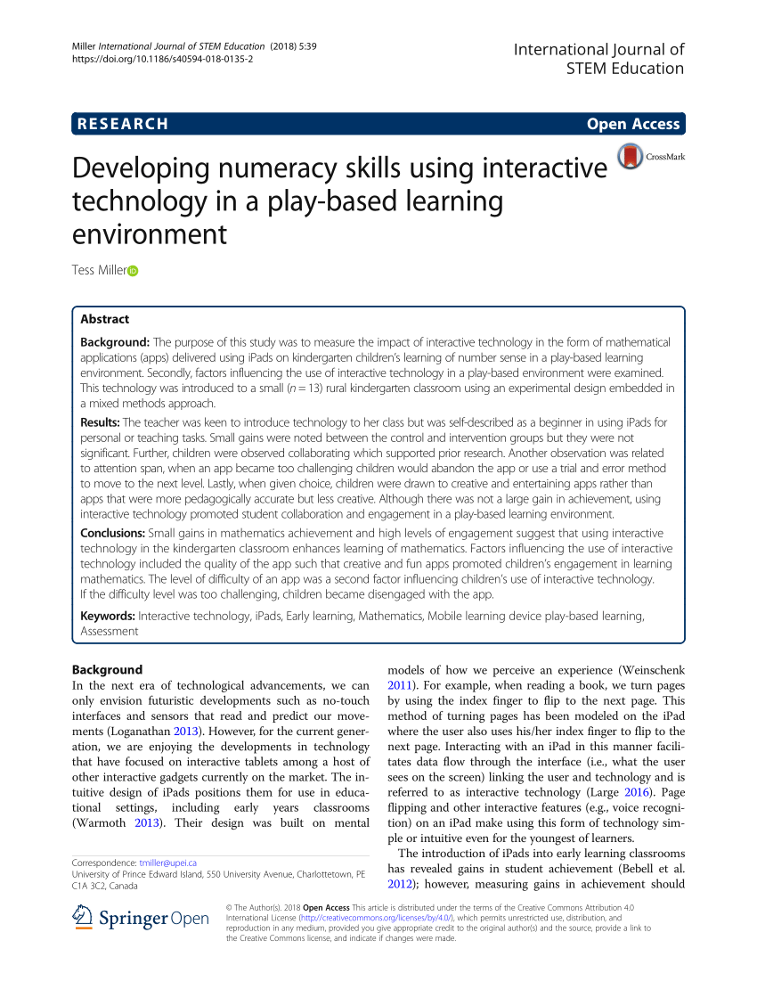 thesis on numeracy skills