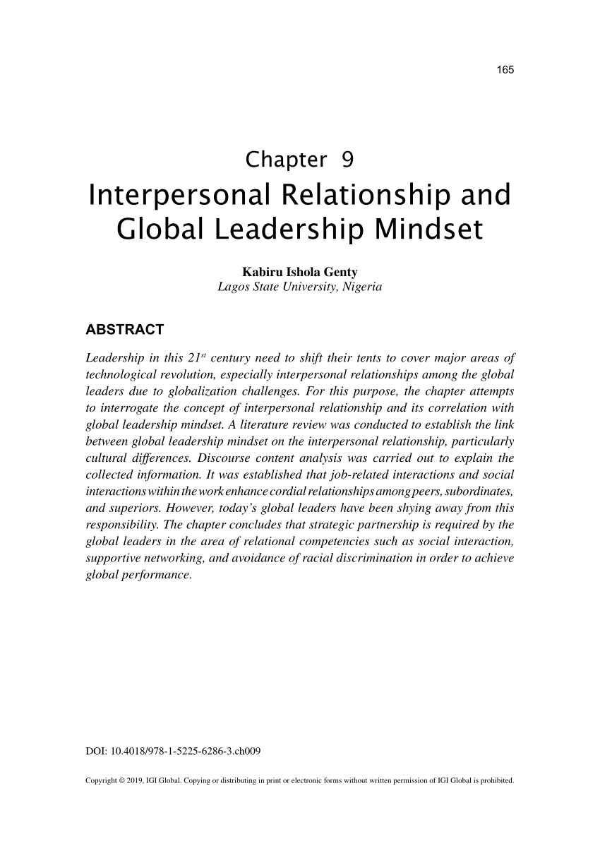 case study interpersonal leadership skills assignment