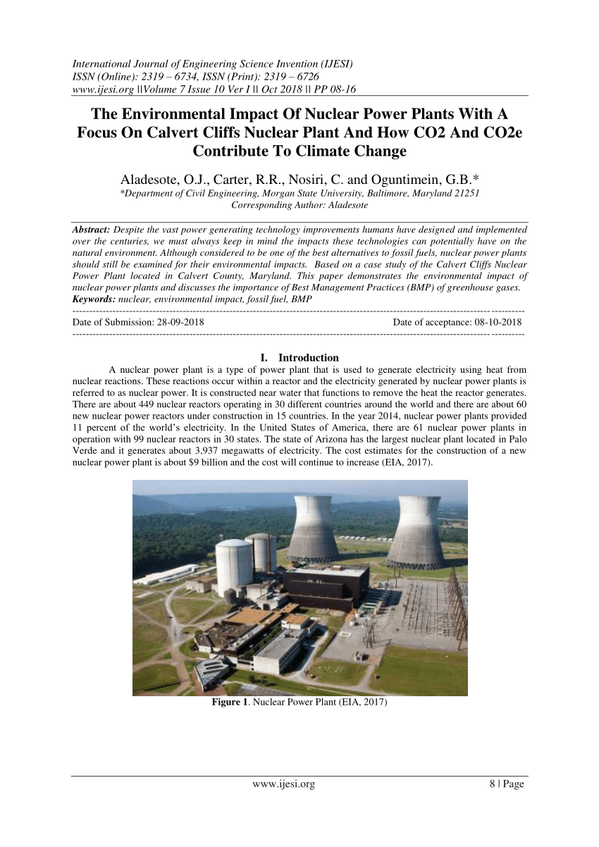 nuclear power plant research paper pdf